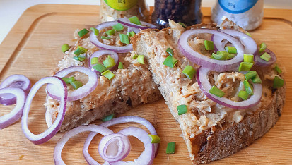Pivní bůček na způsob rillettes