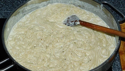 Špagety "Alfredo"