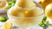 Osvěžující citronový sorbet