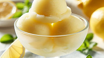 Osvěžující citronový sorbet