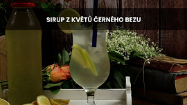 Sirup z květů černého bezu