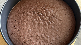 Borůvkový dort s kakaovým korpusem s citronovým krémem z mascarpone