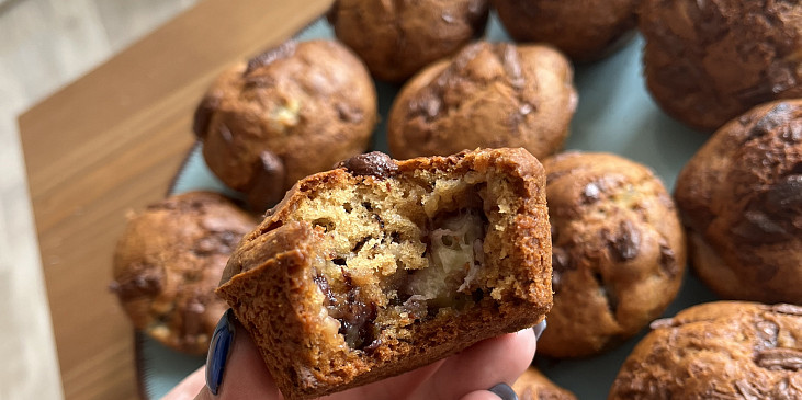 Výborné, křehounké, vyfouklé a vláčné muffinky.