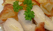 Kuřecí supreme sous-vide zapečené s rozmarýnovými bramborami v MTH (Sous - vide kuřecí supreme zapečené s rozmarýnovými bramborami v MTH)