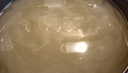 Sirup z květů černého bezu, 2fáze- vaření