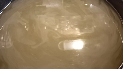 Sirup z květů černého bezu, 2fáze- vaření