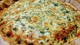 Špenátový quiche