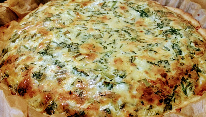 Špenátový quiche