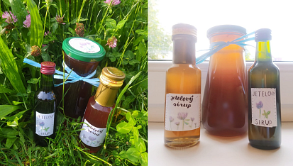 Zdravý jetelový sirup