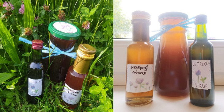 Zdravý jetelový sirup