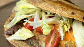 Taco burger