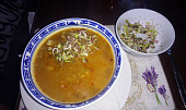 Čočková polévka s uzeninou