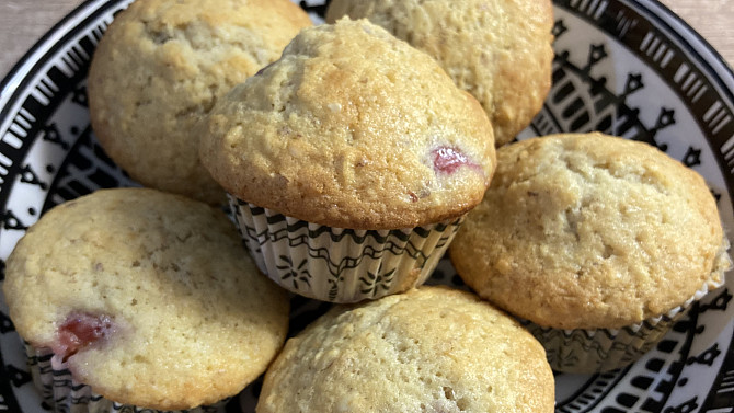 Muffiny s třešněmi a šalvějí podle Josefa Maršálka