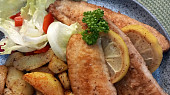 Tilápie na másle a citronu