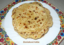 Bramborové lokše s husím sádlem