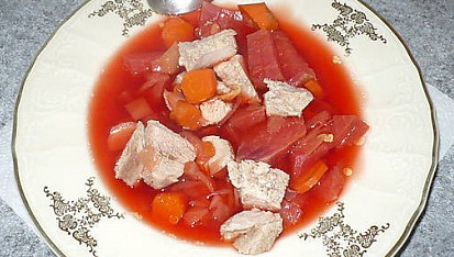 Polévka BORŠČ, polévka boršč