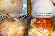fotokoláž - ako kurča menilo farbu