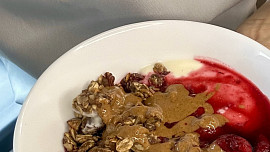 Rychlá granola z pánve