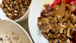 Rychlá granola z pánve