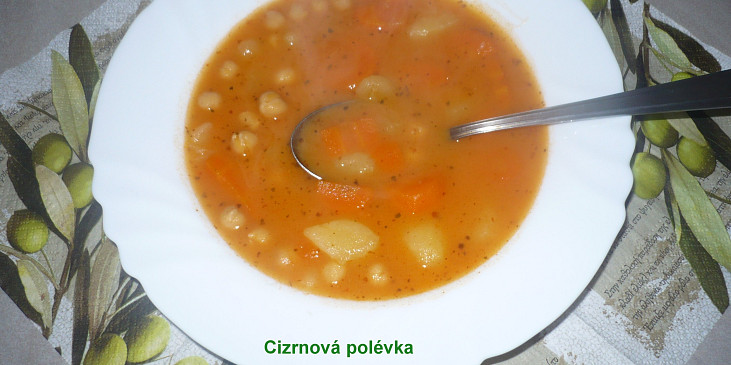 Cizrnová polévka se zeleninou (Cizrnová polievka)