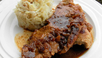 Marinovaná vepřová plec pečená v troubě