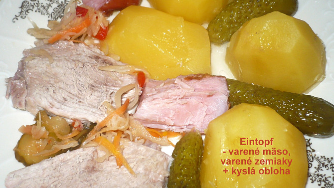 Eintopf - oběd z jednoho hrnce, Eintopf - ako hlavné jedlo