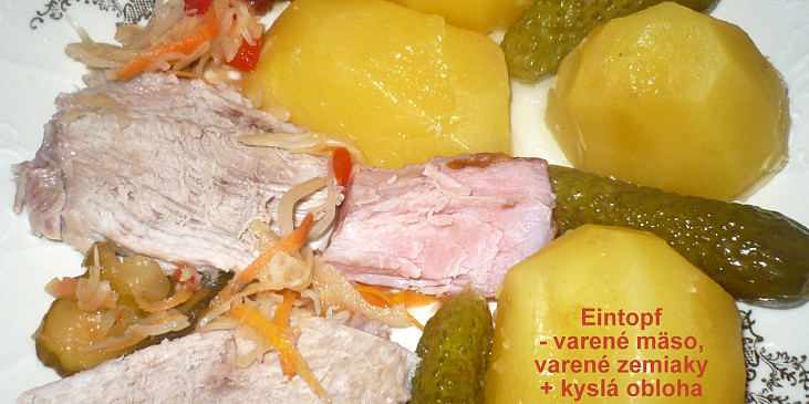 Eintopf - oběd z jednoho hrnce (Eintopf - ako hlavné jedlo)