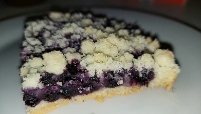 Jihočeský kynutý koláč, Borůvkový. Supr!