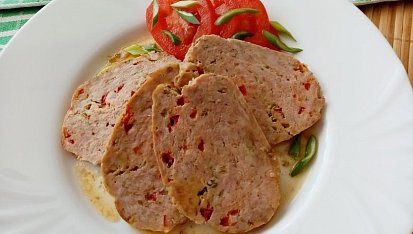 Sekaná se zeleninou pečená v pečence