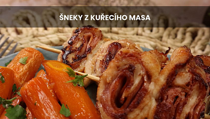 Šneky z kuřecího masa