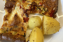 Frittata na plech