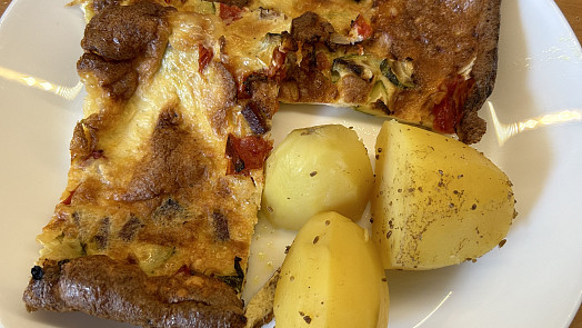 Frittata na plech