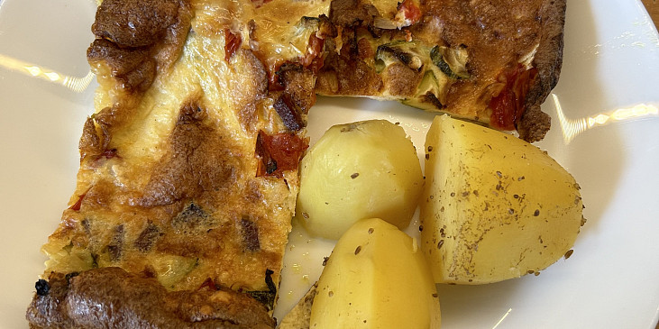 Frittata na plech