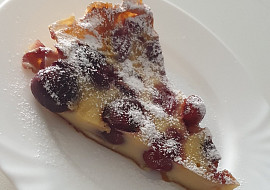 Francouzská třešňová bublanina (Clafoutis)