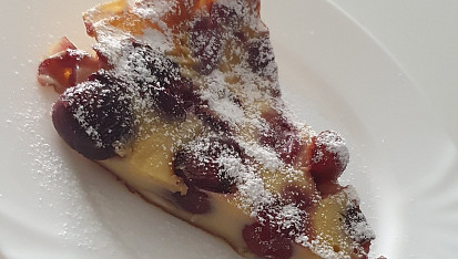 Francouzská třešňová bublanina (Clafoutis)
