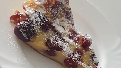 Francouzská třešňová bublanina (Clafoutis)