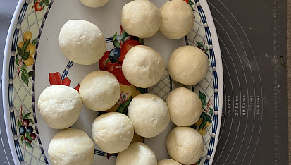 Ovocné tvarohové knedlíky