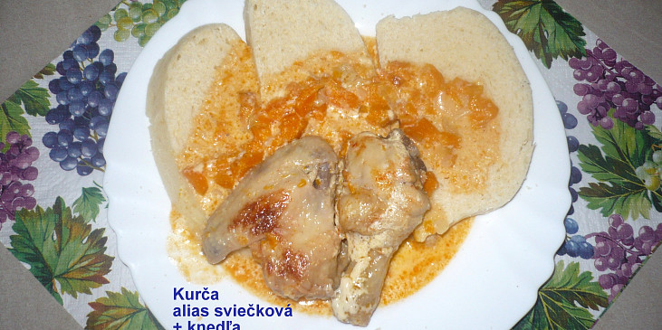 Svíčková na smetaně (kurča ako sviečková)