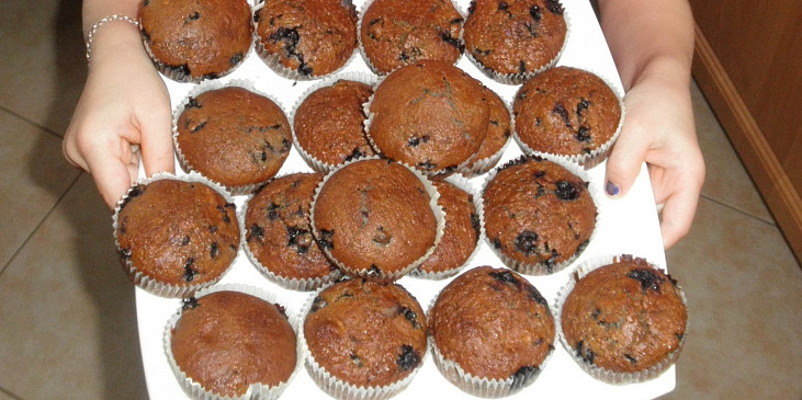 Borůvkové muffiny s vanilkou (Borůvkové muffiny s vanilkou)