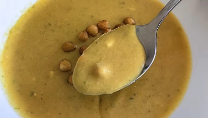 Cuketová krémová polévka