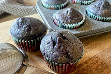 Borůvkové muffiny