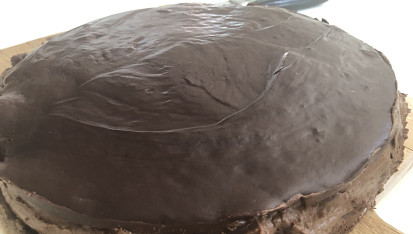 Pravý pařížský dort s krájecí polevou, Výborné, ale trochu se to rozpadalo