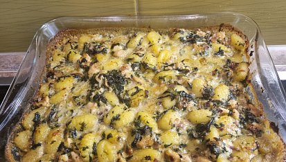 Špenátové gnocchi