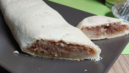 Jablkový závin (štrúdl) z jogurtového těsta, Famózní 😋❤️