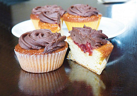 Švestkové cupcakes