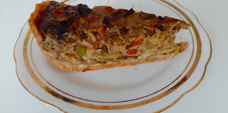 Houbový quiche - skvělý slaný koláč