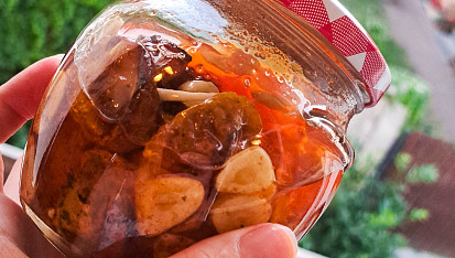 Sušená chilli rajčata