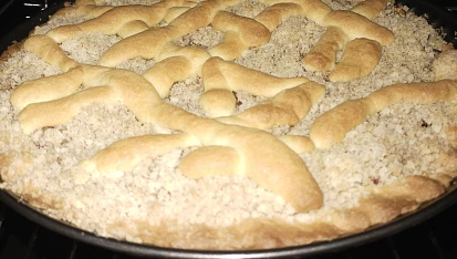 Křehký švestkový koláč, Švestkový koláč