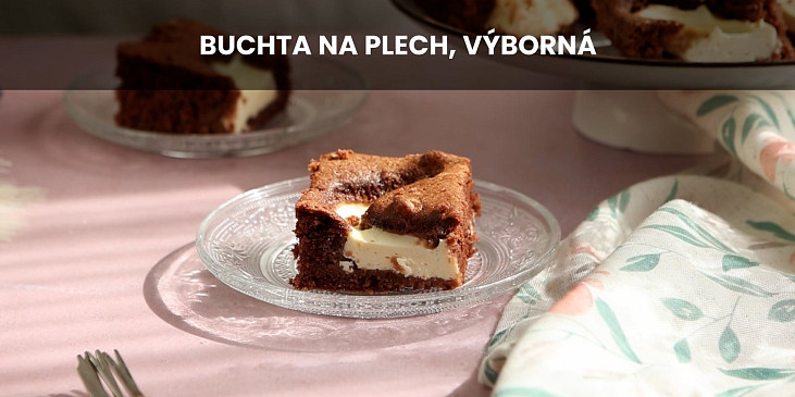 Buchta na plech, výborná