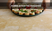 Plněné rohlíky na pohoštění